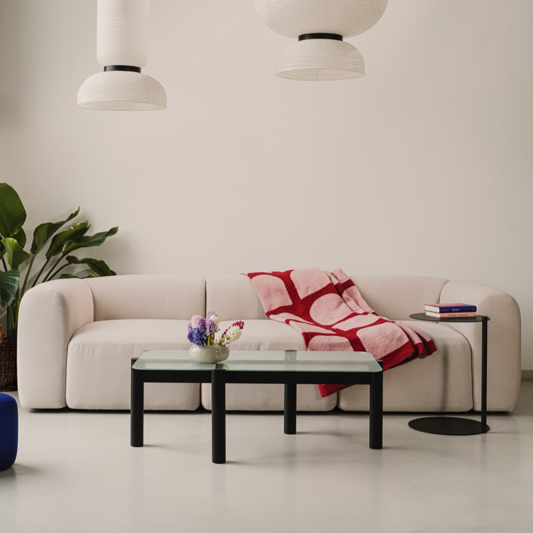 Flom Sofa 3-Sitzer - beige - bequeme modulare Couch - noo.ma