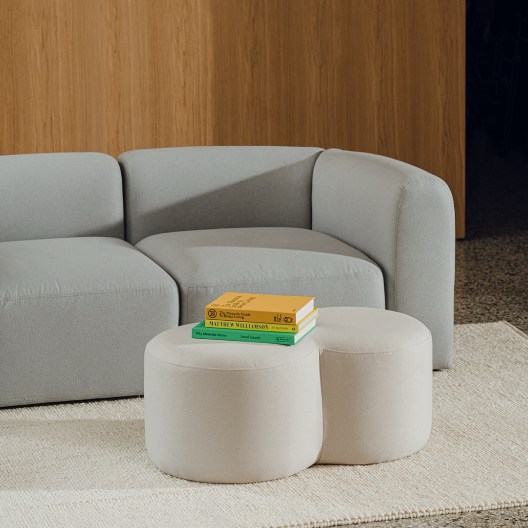 Flom Sofa 3-Sitzer - hellgrau - bequeme modulare Couch - noo.ma